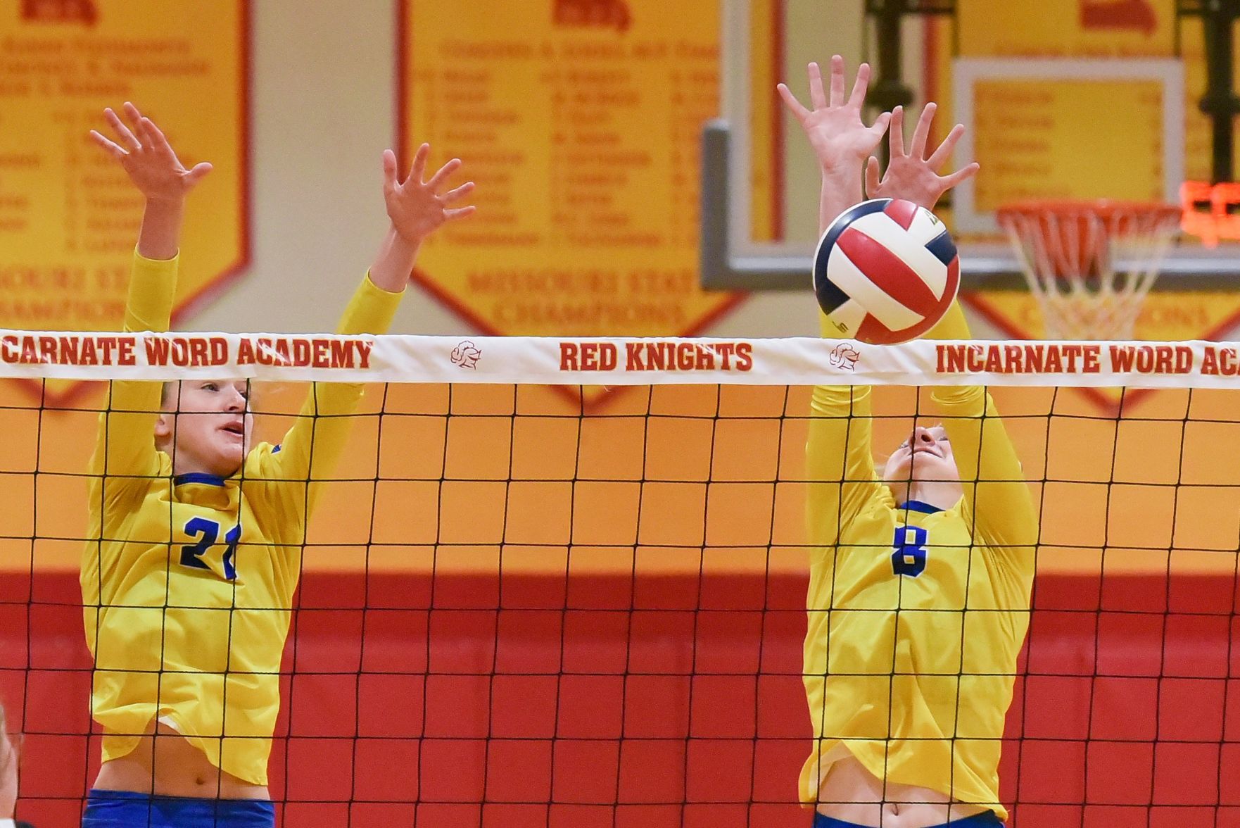 Borgia at Incarnate Word girls volleyball